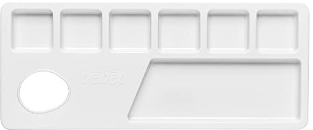 Pébéo Elite paleta de pintura 6 recipientes con color blanco