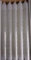 Adventskalenderkerze 250x22mm we/ro Sort
