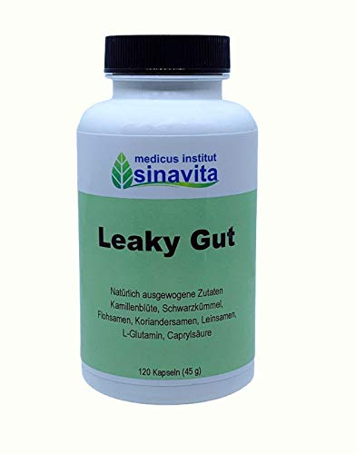 Leaky Gut, 120 Kps, vegetarische Kapselhülle, Inhaltsstoffe aus kontrolliert biologischem Anbau, deutsche Produktion