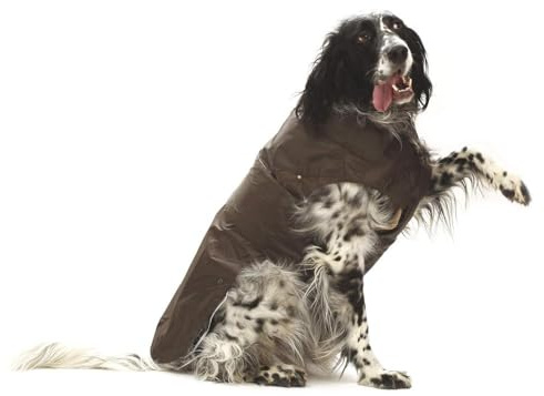 Croci Montreal - Cappotto per cani, Mantello invernale, Giacca impermeabile, Taglia 35 cm, Marrone