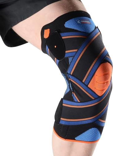 THUASNE - Ginocchiera Strapping Novelastic – Ginocchiera instabile o dolorosa – Tenuta Laterale, Maglia di Forma Anatomica – Indice di mantenimento 3/3 – Dispositivo medico CE - Taglia M