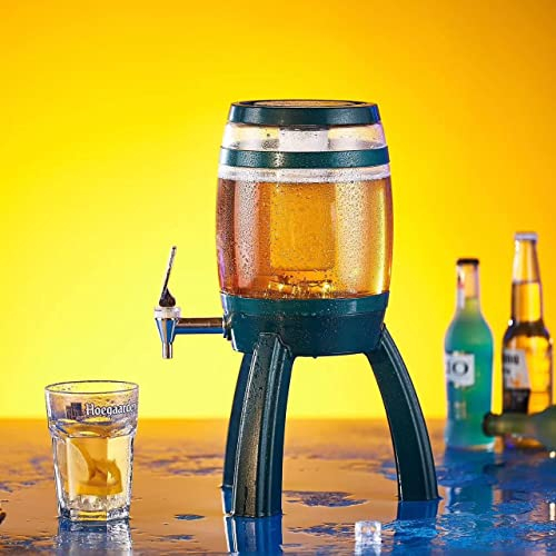 JHLP Girafe à bière Professionnelle 3L - Tireuse à bière pour Bar, Cuisine, Barbecue KTV - Distributeur de Boisson en Forme de Tour de bière