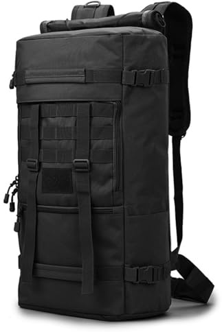 BLUEZY 50L Camping-Wanderrucksack, Survival-Jagdrucksack, Wasserdichter Taktischer Rucksack Taktischer Rucksack Outdoor Military Rucksack Für Herren Und Damen Für Outdoor-Reisen B
