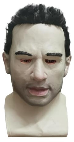 Generisch Halloween Alte Mann-Maske | Latex Vollmaske | Realistische Gesicht Silikon Maske für Erwachsene | Alter Mann Gesichtsbedeckung für Party, Cosplay