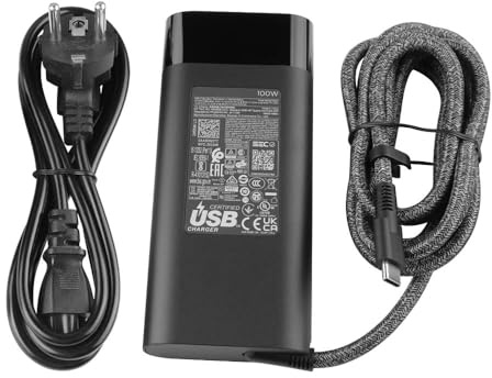 100W USB C Cargador para HP Spectre x360 2-in-1 16 16-aa0000 16-aa0097nr 16-aa0047nr Pavilion Plus 14t-ew100 14-EW 14-ew1000 14z-ey000 16-AF Envy 17-CW 17-da0097nr TPN-DA32 N56858-003 N57045-001