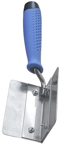 Juego de espátulas profesionales de esquina interior y exterior para ángulos rectos en proyectos de construcción, acero inoxidable resistente