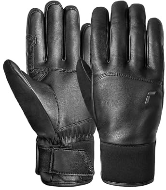 Reusch Diverge Unisex Skihandschuhe – Wasserabweisende & Winddichte Winterhandschuhe mit Primaloft Gold Isolierung, Veganes Leder, Warm, Atmungsaktiv, Strapazierfähig