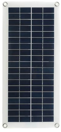 Buerfu Kit de Maintenance de Batterie pour Panneau Solaire 12 V, contrôleur de Charge Solaire 10 W, kit de démarrage polycristallin 10 A-100 A, Chargeur de Batterie extérieur pour téléphone