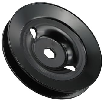Homeponnew Galet de tondeuse à gazon pour UC26511 X300 X304 X310 X320 X330 M151720, compatible avec GX22616 80-91-064, construction métallique, noir