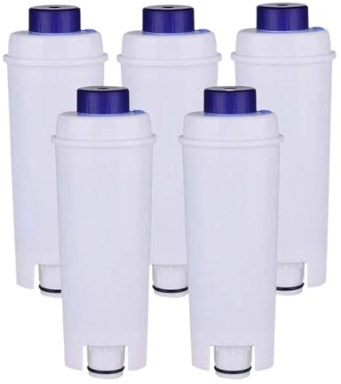 Reemplazo De Filtro De Agua Suave DLSC002, Compatible Con Delonghi,5513292811 CFL950 SER3017 ECAM ESAM ETAM Series Accesorio For Máquina De Café(5pcs)