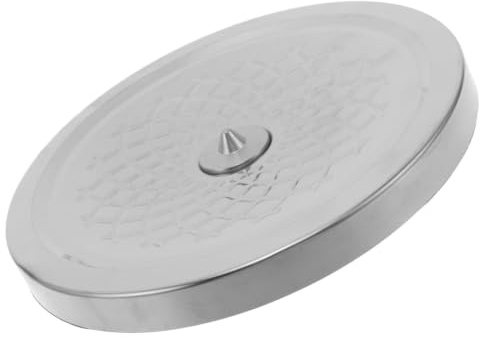 ULTECHNOVO Base D'aération pour Vin à Motif en Relief Plateau à Décanter le Vin 7,47 Pouces Acier Inoxydable et Éponge Aération Rapide Amélioration du Goût Service Main Bars à Domicile