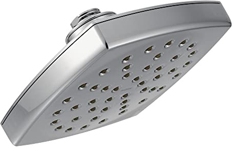 Moen S6365 Voss 6 Single-Function Rainshower Showerhead with Immersion Technology at 2.5 GPM Flow Rate, Chrome