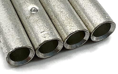 eXODA Stossverbinder 16mm² 4 Stck Pressverbinder per cavi batterie ideali per collegare due cavi in rame stagnato per massima sicurezza e resistenza