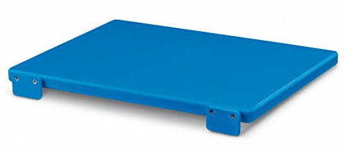 AUSONIA - 66414 TABLA DE CORTE DE POLIETILENO DE CARNICERO 60 X 40 X 2 COLOR AZUL CON POSIBILIDAD DE FIJACIÓN A PARED/MUEBLE