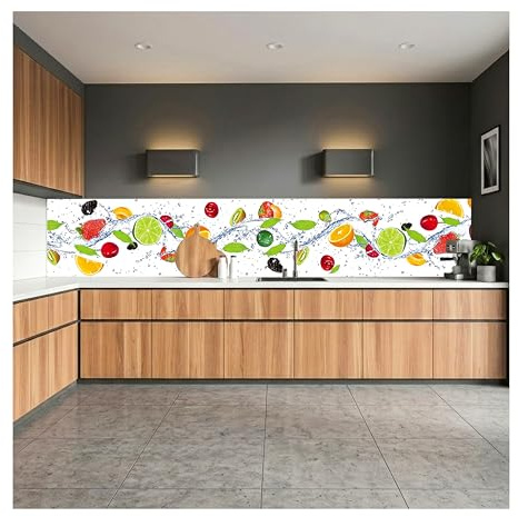 Dimex Küchenrückwand Folie selbstklebend Obst | Klebefolie - Dekofolie - Spritzschutz für Küche | Premium QUALITÄT - Made in EU | 350 x 60 cm