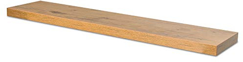 levandeo Wandboard Bobby B x H x T: 100x3,8x22,5cm Wildeiche Eiche 100cm Wandregal Board Bücherregal