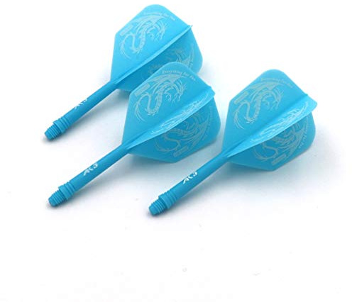 CUESOUL ROST Personalisierte integrierte Dartschäfte & Dart Flight, 3er-Set | Flexibel & langlebig fürs Training, integriertes Design, Klar und rein, Einzigartiges Muster, Exquisit, Farbenfroh, Geschenk