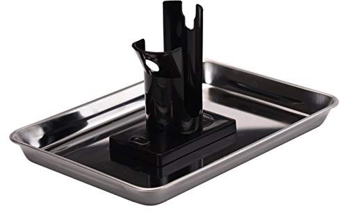 Mr. Hobby PS231 Mr. Airbrush Stand, Metalltray 136x196mm, magnetischer Airbrush Halter, kompatibel mit Airbrush und Pro Spray, kompakter Airbrush Werkzeugständer