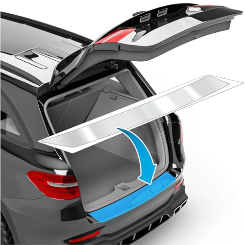 Auto Ladekantenschutz Folie für BMW 2er Gran Tourer 1 (I) F46 I 2015-2022 - Stoßstangenschutz, Kratzschutz, Lackschutzfolie - Transparent glänzend Selbstklebend