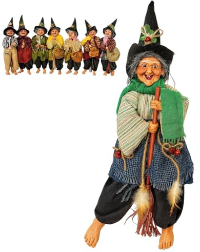 Generico Bambola Befana 35 cm da Appendere – Pupazzo Tradizionale con Appendino per Epifania – Decorazione Natale per Casa e Albero