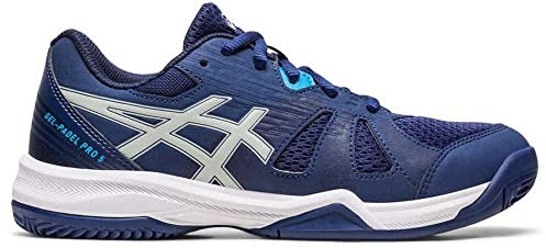 ASICS Gel-Padel Pro 5 Gs Sneaker, Indigo Blau Heller Salbei, 39 EU