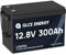 GLCE ENERGY 12V 300Ah LiFePO4 Lithiumbatterie, integriertes Smart BMS, 4000–15000Zyklen, 3840Wh Lithiumbatterie, Deep Cycle-Batterie für Trolling-Motor, Wohnmobil, Boote, Solaranlage und Off-Grid usw.
