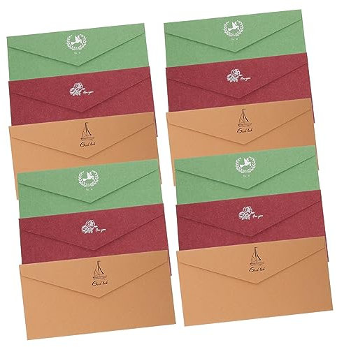 HOODANCOS 12er-pack Vintage-grußkarten-einladungs-set Briefpapier Briefpapier Umschläge Für Hochzeitsfeier
