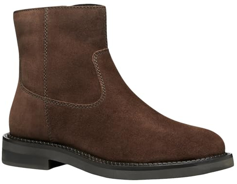 Geox D Serilda, Stivale alla Caviglia Donna, Marrone Scuro, 38 EU
