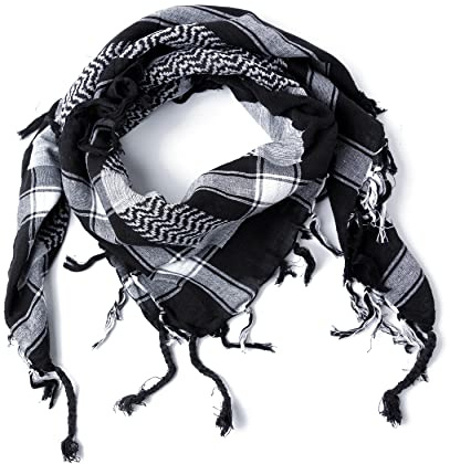 ROCK DADDY Estd 2000 ROCK HARD CLOTHING Halstuch Kopftuch Shemagh Palituch Taktischer Arabischer Arafat Schal Dreieckstuch Palästinenser PLO 100% Baumwolle