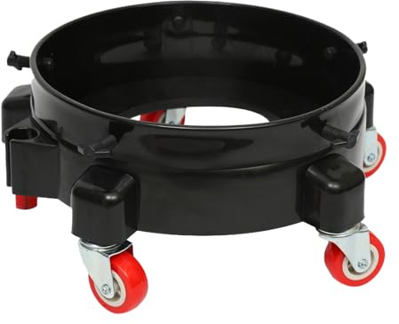 Robuster Eimer -Trolley, Rolling -Plattform | Robuste Stahlkonstruktion mit schwenkbaren Rollen für eine einfache Bewegung von 5 Gallonen Eimern in einer Garage, einem Workshop, einem Garten oder eine