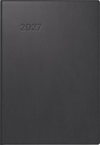 BRUNNEN 1072311907 Taschenkalender Mod. 723 2027 A7, Kunststoff, schwarz