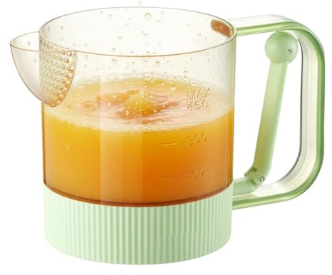Taza Para Revolver Huevos - Batidor Manual De 7,28 Pulgadas | Vaso Para Batidor De Huevos: Batidr De Presión ABS, Diseño Ligero Y Duradero Para Cocinas Domésticas, Cafeterías, Restaurantes Y Preparac