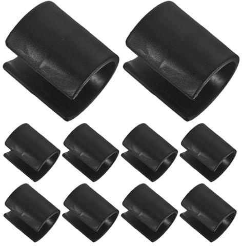 WESIEVYA Pinzas para Asta de Bandera de Esquina 10 Unidades, Clips de Plástico Abs para Equipos de Fútbol, Accesorio para Entrenamiento de Agilidad y Marcaje de Campo en Exteriores