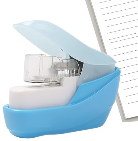 Stapleless Stapler - Mini Stapler | Portable Stapleless Compact Handheld Stapling Tool | No Staple Staplers for Arts Office School Classroom Desk Hospital Document Home Business