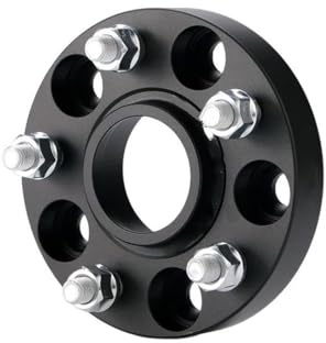 MBPBVRVAF Radnaben Zentrierringe FÜR X5 FÜR X6 FÜR F15 FÜR F16 Lochkreis 5x120 Nabenbohrung 74,1 M14x1,5 1 Stück Schwarz Geschmiedetes Aluminium Radnabenadapter Radabstandsscheiben(1PC Black 35mm)