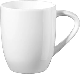 ASA à table Henkelbecher aus Fine Bone China in Weiß mit glänzendem Finish, Maße: 9,5 x 8,5 cm, 350 ml, 1913013