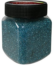 MY VILLAGE Feine blaue Glassteine ??Dekomaterial für Weihnachtsdorf 440 gr