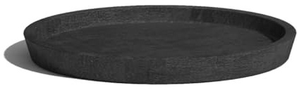 ECOPOTS Soucoupe Ronde 60 Gris Foncé - Ø 50,5 x H. 3,5 cm