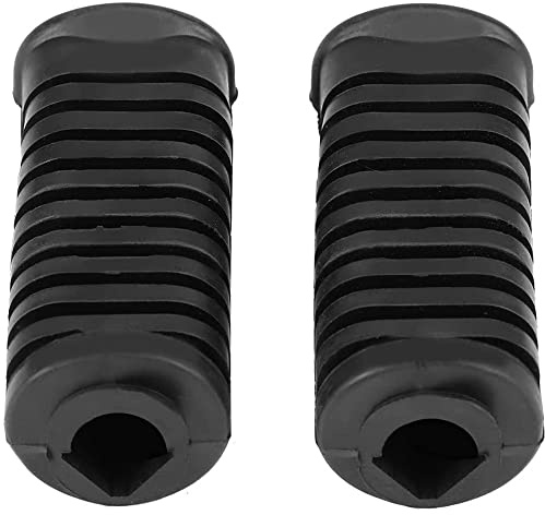 Cenpek - 2 pedane anteriori per moto, in gomma nera, antiscivolo, per CL90, CT90, CL100S, SL90, CB100, CL100, CB100, CL100, confezione da 2
