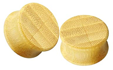 Beydodo Écarteur d Oreilles 14mm, Ecarteur Oreilles Bois 2 Pièces Tunnels de Chair Bouchon Oreille Ecarteur en Bois
