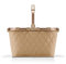 reisenthel carrybag frame rhombus ginger Stabiler Einkaufskorb mit viel Stauraum und praktischer Innentasche Elegantes und wasserabweisendes Design