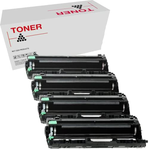 Unidad de tambor DR241CL pack 4 tambores (DRUM) compatible con Brother DR241 (DR-241CL) KCMY