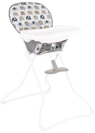 Graco Snack N' Stow Highchair with compact fold, lightweight at only 5.4kg and freestanding fold, Parade fashion