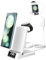 Caricatore wireless per Samsung Galaxy S23Ultra / S22 Ultra, Charger orologio digitale per Samsung Galaxy Watch 5/4, Caricabatterie a Induzione per Z Flip 4,Buds