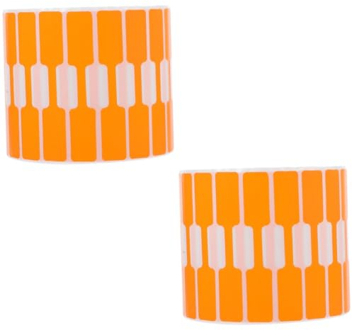 Tofficu 4000 Stk Schmucketiketten preisetiketten preisschild label sticker klebegewichte Etikett für Schmuck klebebh Aufkleber selbstklebende Etiketten Klebeetikett wasserdicht Ware Papier