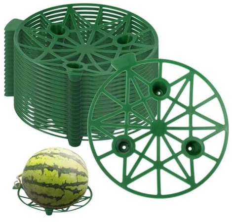 WAXCMXYH 10 Stück Melonenwiege, Kürbis-Stützständer, Garten-Wassermelonen-Halter, Ständer, Rankgitter, Pflanzen- und Gartengemüsestützen für Cantaloupe, Honigtau, Kürbisse