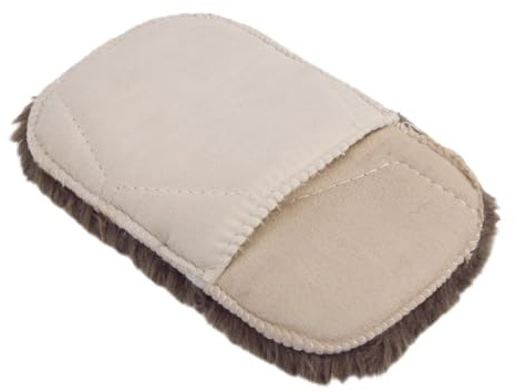 OATIPHO Kit de Limpieza de Zapatos Cuero Guantes de Limpieza Largos, para Lustrar Zapatos y Bolsas, de Felpa y Esponja Color Aleatorio