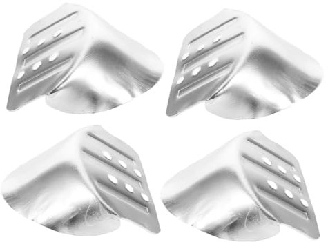 Happyyami 2paare Ersatz-stelzenhalterungen Aus Metall Für Trockenbau-stelzen Praktische Stelzenmetallhalterungen Stelzenzubehör Und Fersenhalterungsteile