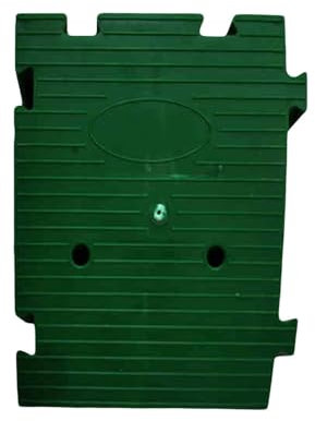 LYDBMYT Rampe d'allée 6,3 Rise Rampe de Bordure Portable en Plastique 6613lbs Épissure Gratuite pour Quai de Chargement Garage Trottoir Camion Scooter (Vert)