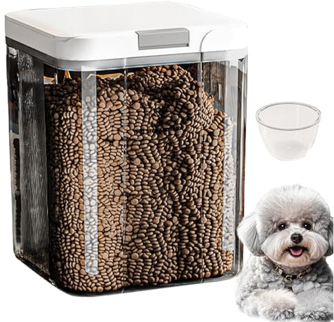 Ylnailky Contenitore per Cibo per Animali 5L con Coperchio Ermetico